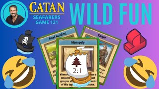 CATAN SEAFARERS  Absolutely WILD and FUN Setup  Game 121 [upl. by Egdamlat]