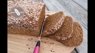 Vollkornbrot  glutenfrei  laktosefrei  vegan  glutenfrei backen mit Nadine [upl. by Lehacim593]