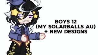 BOYS 12 SolarballsGL2l Jupiter x Saturn My AU with their new designs [upl. by Amsirahc407]