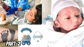 Labor amp Delivery in America🇺🇸Welcome my Little one👶12 hrs of Labor amp First food  Part2 [upl. by Ydorb]