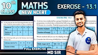 Class 10 Maths Chapter 13  Statistics  Exercise 131 Solutions [upl. by Nakada]