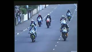 North West 200 Super Sport Race 2024 Crash First Lap [upl. by Llennaj]