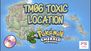 Where to find TM06 Toxic  Pokemon Emerald [upl. by Rehm]