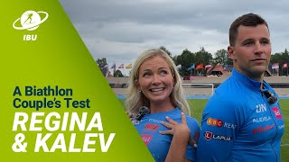 A Biathlon Couple Test with Regina and Kalev Ermits [upl. by Berkshire407]