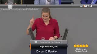 Maja Wallstein SPD grillt die AfD  Entsetzen und Schock bei der AfD 🔨💣⚡💪 [upl. by Alliuqet]