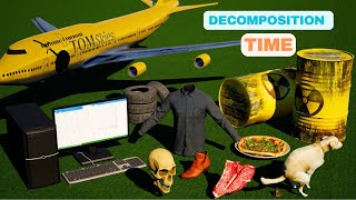 Duration of Decomposition comparison 3dcomparison [upl. by Joab]