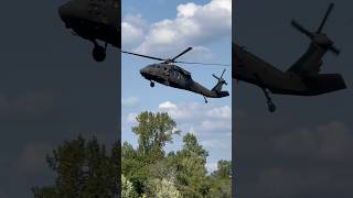 crew from fort indiantown gap at founders day pennsylvania militaryhelicopter helicopterlanding [upl. by Genie]