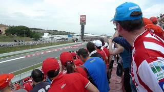 Salida GP ESPAÑA  2012 F1 MONTMELÓ Tribuna J [upl. by Droffig]