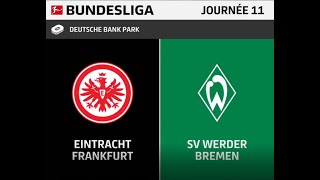 EAFC25BundesligaSGESVW11 journéeSAISON 1 [upl. by Elleinod]