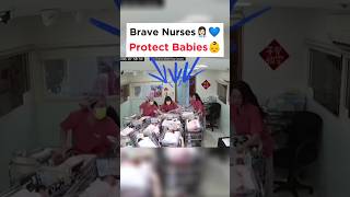 Nurses Protect Babies During Earthquake 💖👩🏻‍⚕️🙌 [upl. by Anitnerolf]