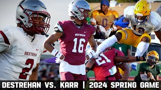 Edna Karr vs Destrehan Spring Game 2024  Louisiana Powerhouses Face Off Top Prospects EVERYWHERE [upl. by Holli]