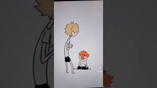 Hinata fights Tsukishima 😂😂  Haikyuu Funny shorts [upl. by Onateyac]