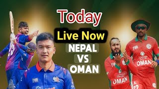 Nepal vs Oman Live Cricket Match Today [upl. by Duhl932]