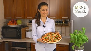 Przepis na idealne ciasto na pizzę Pizza domowa margherita Jak zrobić taką doskonałą MENU Dorotki [upl. by Arsuy575]