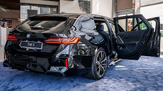 2025 BMW 5 Series Touring  Interior and Exterior Walkaround [upl. by Deraj508]