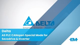 AS PLC CANopen Special Mode for Sevodrive amp Inverter [upl. by Naesar]