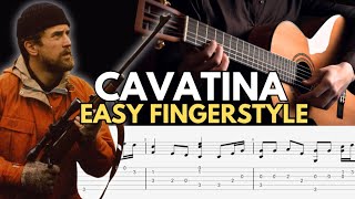 Easy Cavatina Fingerstyle Tab For Beginners [upl. by Dari]