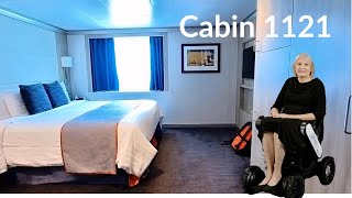 Inside Look Accessible Ocean View Cabin Tour on Koningsdam [upl. by Bish]