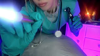 ASMR Medical Full Body Exam Cranial Nerve Eye Ear Exam Face Whispering [upl. by Hose]