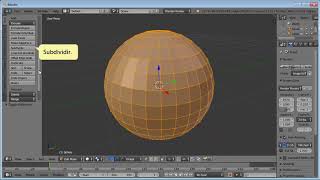 03 Tutorial de modelado con Blender 27x Subdividir [upl. by Sgninnej]