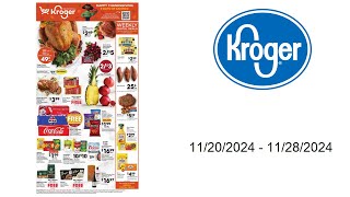 Kroger Weekly Ad US  11202024  11282024 [upl. by Friday497]