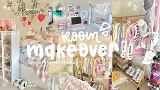 cozy room makeover ☁️🌿 ikea aliexpress haul building  decorating [upl. by Kelcey]