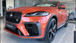 Jaguar F Pace SVR  Cold Start Exterior and Interior [upl. by Manouch]