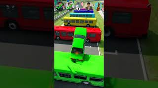 🚘CR7 vs Messi vs Mbappe vs Neymar vs Haaland JUMPING COMPETITION 3 ⚽️beamngdrive simulatorshorts [upl. by Adnarrim]