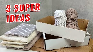 DIY 3 AWESOME STORAGE BASKET IDEAS YOU HAVENT SEEN YET [upl. by Atem300]