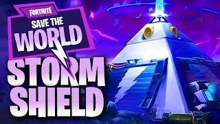 Canny Valley quotSTORM SHIELD 6quot Fortnite Save The World Fortnite PVE [upl. by Ymiaj792]