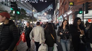 Londons Busiest Shopping Street  Walking Oxford Street  November 2023 [upl. by Franklyn]