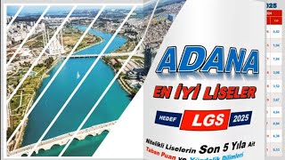 Adanadaki En İyi Liseler lgs2025 [upl. by Carina829]