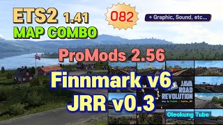 ETS2 141 ProMods 256  Finnmark v6  JRR v03  How to make mapcombo ProMods256 [upl. by Ausoj]