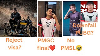 CR7horaa Reject all VISA Nepali player on PMGC final❤️ NO PMSL🥹 Kanxa Downfall PUBG [upl. by Airekat]