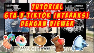 TUTORIAL GTA V INTERAKSI DI TIKTOKTIKFINITYTIKTOK LIVE STUDIOCARA DI GIFT MUNCUL EFFECT DI GTA V [upl. by Glovsky]