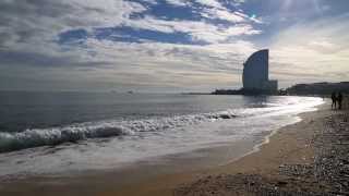 2H Musique Relaxation  Plage Barcelone  Musique zen  Bruits des vagues  RelaxAction [upl. by Neillij532]