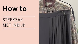 Tutorial Rok Isabelle  Steekzak met inkijk naaien  Veritas [upl. by Stichter]