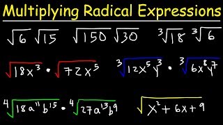 Multiplying Radical Expressions With Variables and Exponents [upl. by Wolff]