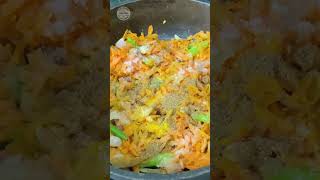 Quick and easy carrot rice food justatlaa indianfooshortsfeed [upl. by Oilerua]