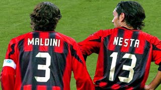 Maldini and Nesta  The Best Defensive Duo of All Time [upl. by Alolomo]