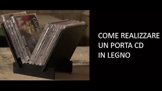 Porta CD in legno [upl. by Kauffmann]