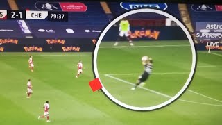 VAR Controversal Emi Martinez potential handball  Chelsea Vs Arsenal [upl. by Tay]