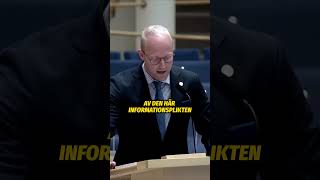 Sverige behöver en informationsplikt – Ludvig Aspling [upl. by Leuamme]