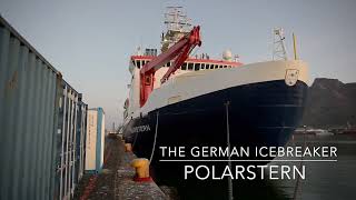 The German icebreaker Polarstern in Cape Town port [upl. by Ocsisnarf727]