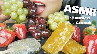 ASMR CANDIED FRUITS Tanghulu HONEYCOMB  ALOE VERA CRACKLING EATING SOUNDS No Talking  SASASMR [upl. by Cogn]