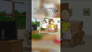 GOANIMATEMOVIE BRIANS BALLS GET CHOPPED OFF BY PETER GRIFFIN goanimate caillou funny animation [upl. by Harri]