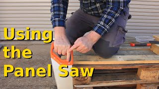 Using the panel saw [upl. by Tneciv]