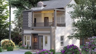 Elegant Design  Small House 2 Storey 3 BEDROOM  6x7 Meters Beautiful and Elegant Small House [upl. by Arim753]