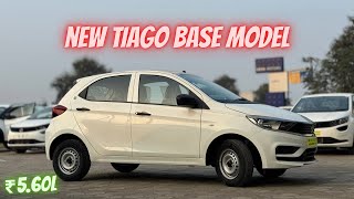 New Updated 2024 Tiago Base Model🔥  Tata Tiago XE ₹560L [upl. by Joletta32]