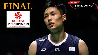 LIVE CHOU Tien Chen TPE vs FRA Alex LANIER FINAL MS  JAPAN OPEN 2024 [upl. by Rother417]